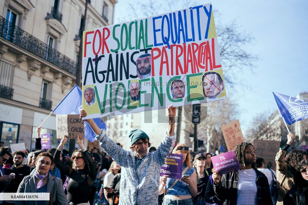 International Women Rights Day Demonstration - Paris AJ