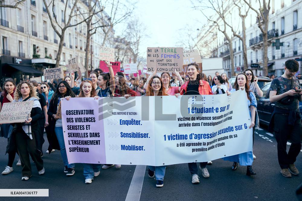 International Women Rights Day Demonstration - Paris AJ