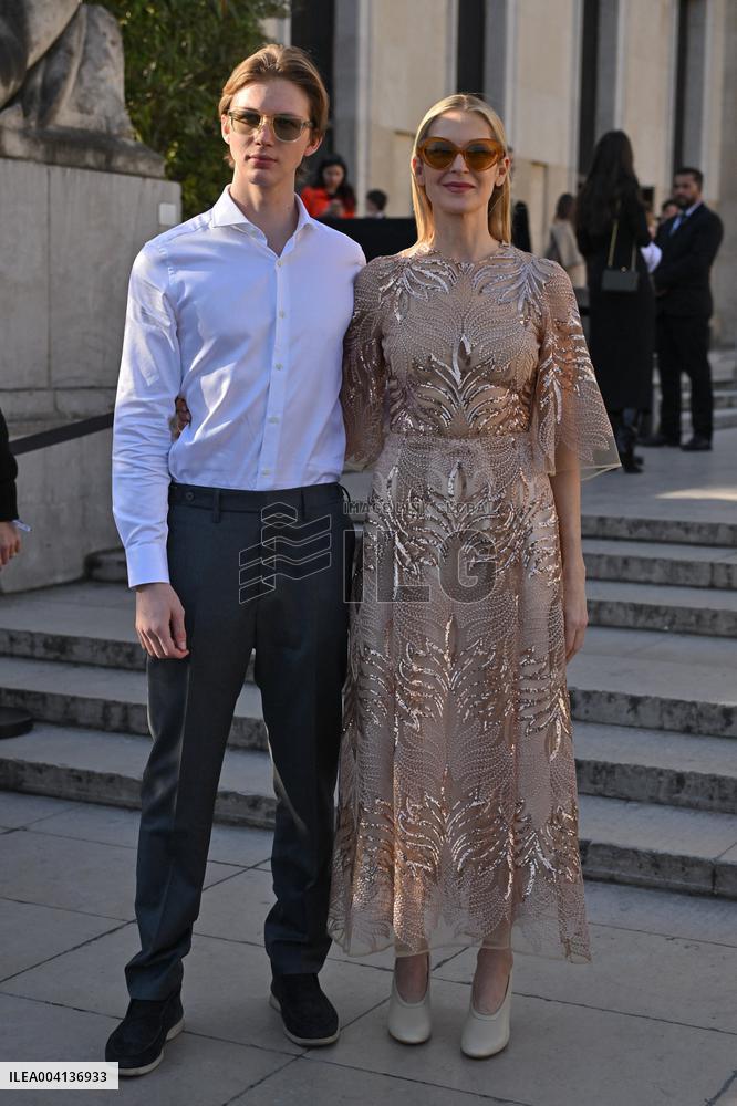 PFW Elie Saab Outside Arrivals