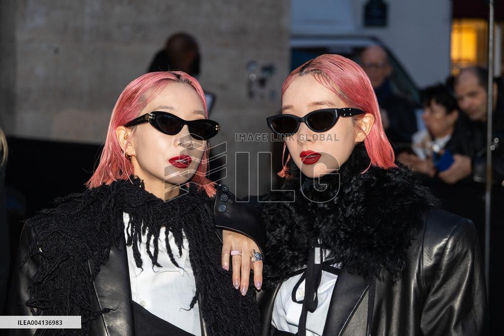 PFW - Ann Demeulemeester PAP - Arrivals NB