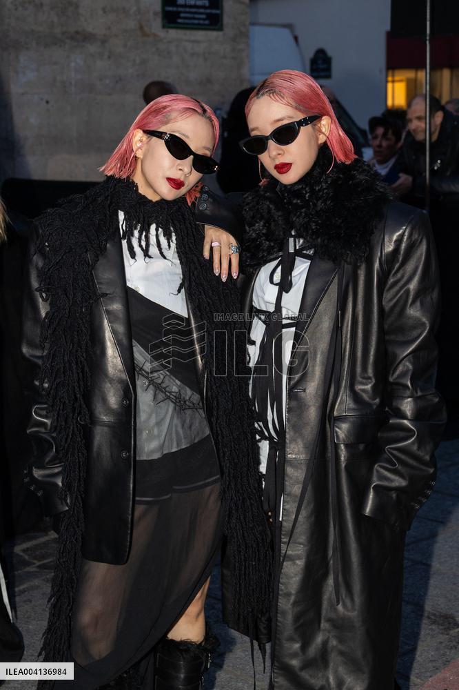 PFW - Ann Demeulemeester PAP - Arrivals NB