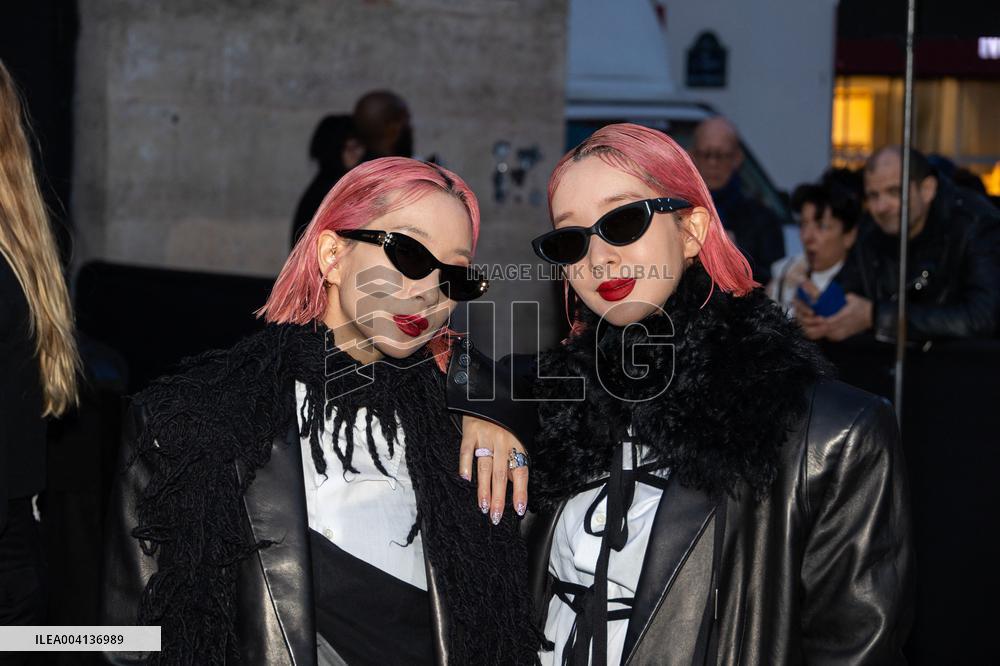 PFW - Ann Demeulemeester PAP - Arrivals NB