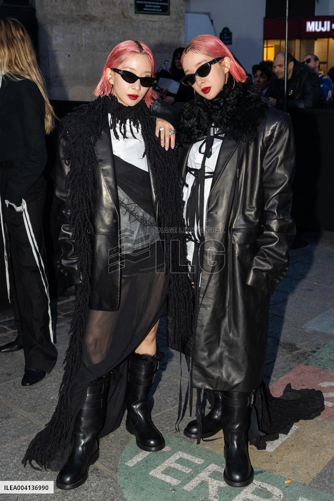 PFW - Ann Demeulemeester PAP - Arrivals NB