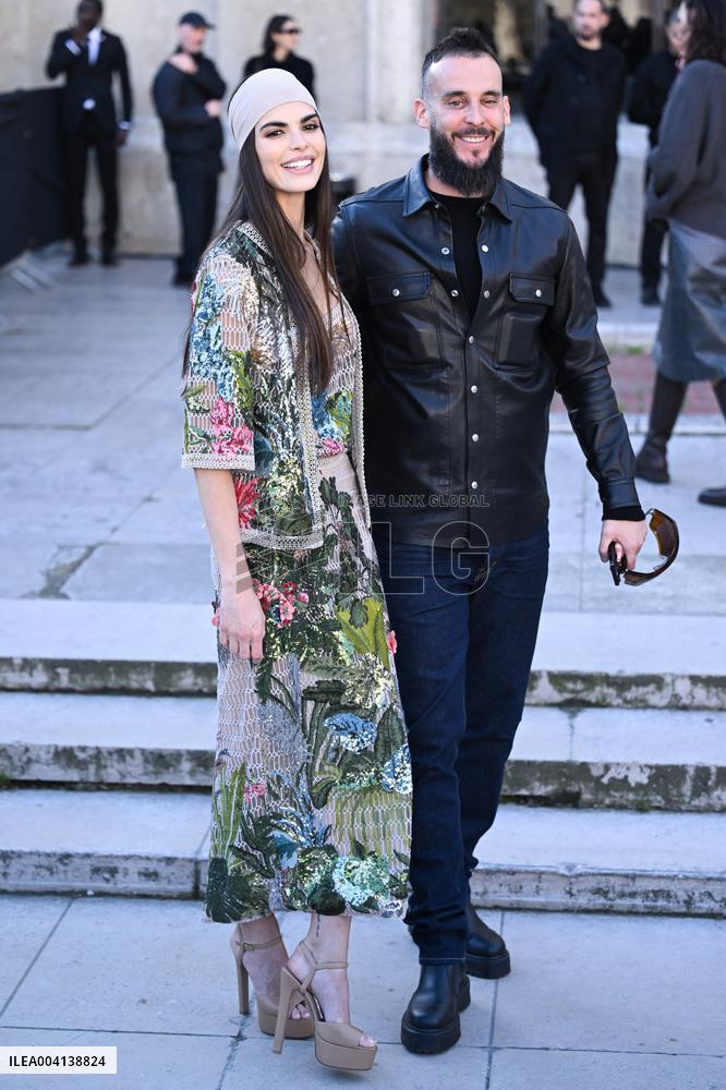PFW Elie Saab Arrivals