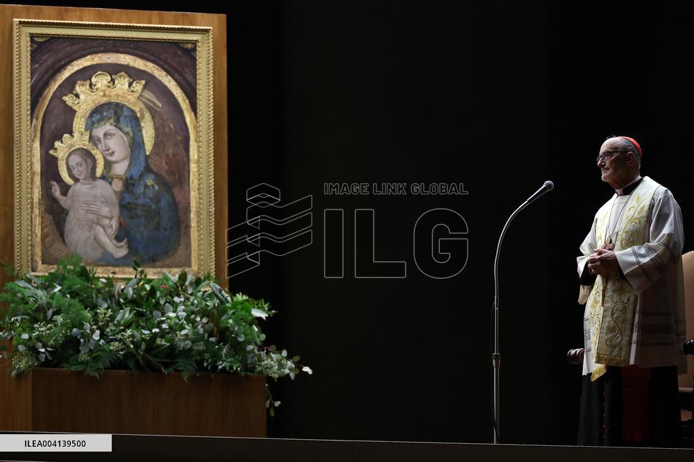Religion: Cardinal Michael Czerny, leads the Rosary for the Pope's health in St. Peter's Square on March 8, 2025