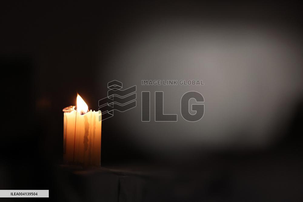 Religion: Cardinal Michael Czerny, leads the Rosary for the Pope's health in St. Peter's Square on March 8, 2025