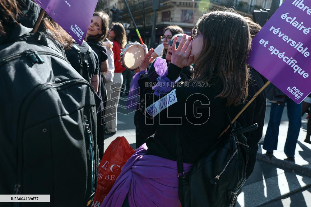 International Women Rights Day Demonstration - Paris