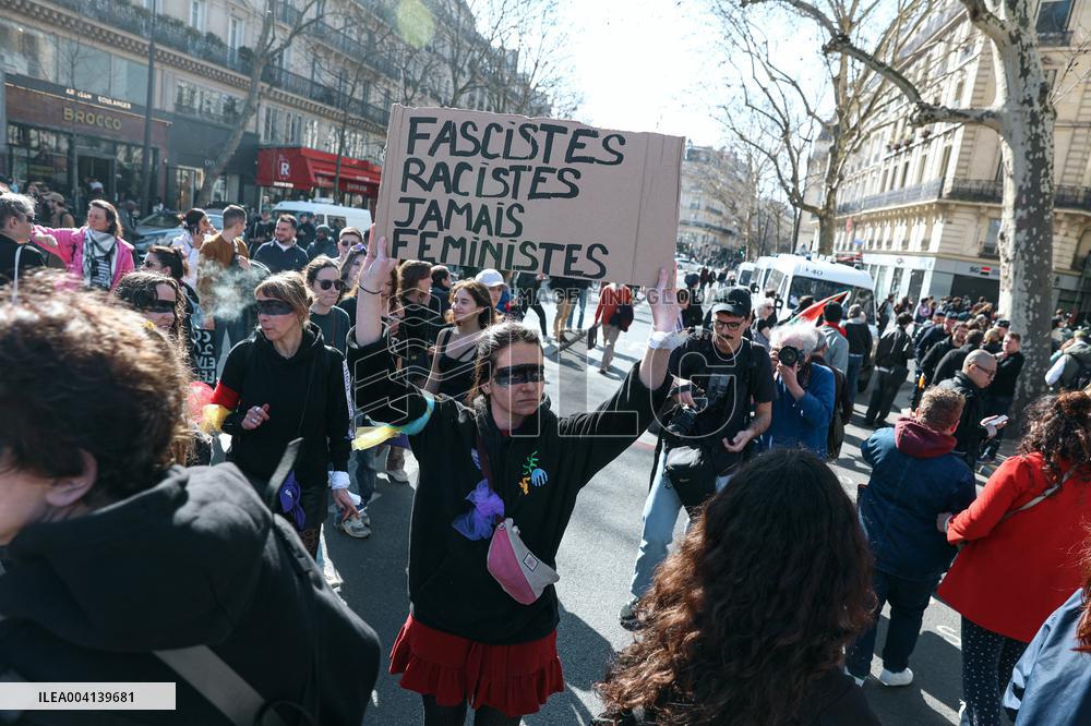 International Women Rights Day Demonstration - Paris