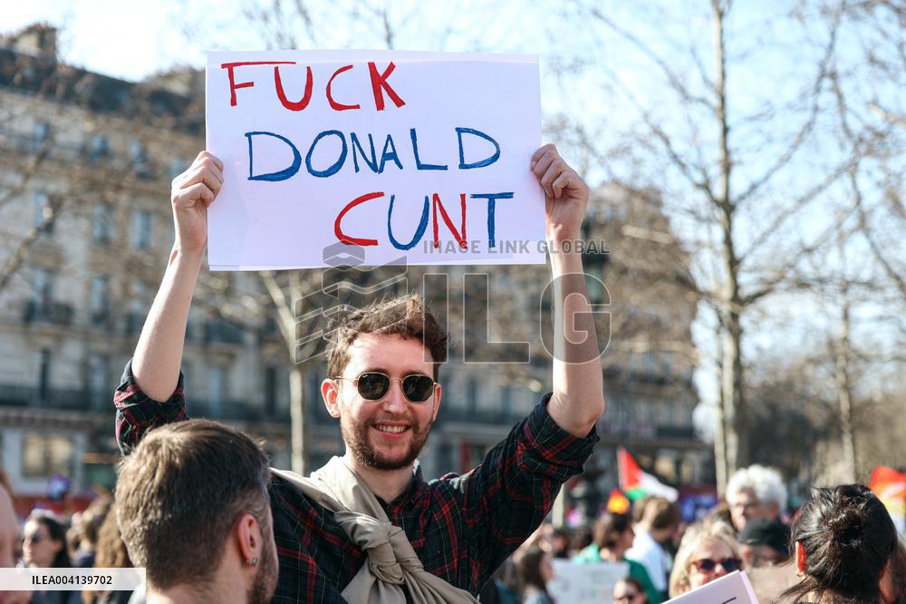 International Women Rights Day Demonstration - Paris