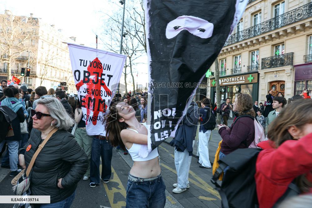 International Women Rights Day Demonstration - Paris