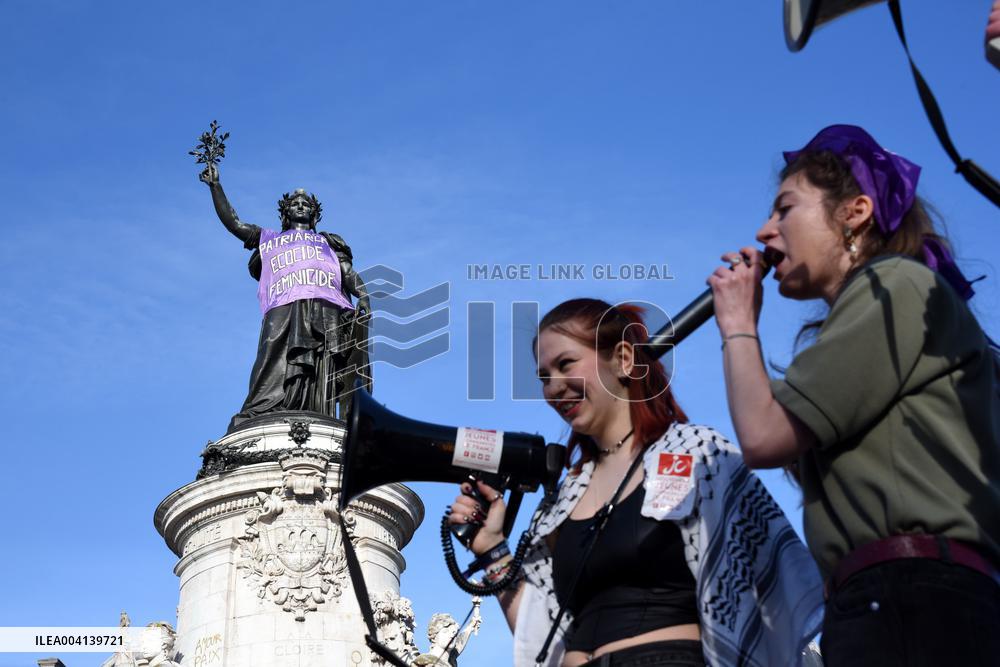 International Women Rights Day Demonstration - Paris