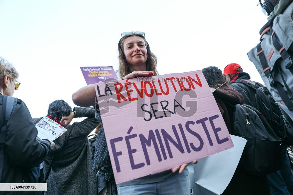 International Women Rights Day Demonstration - Paris