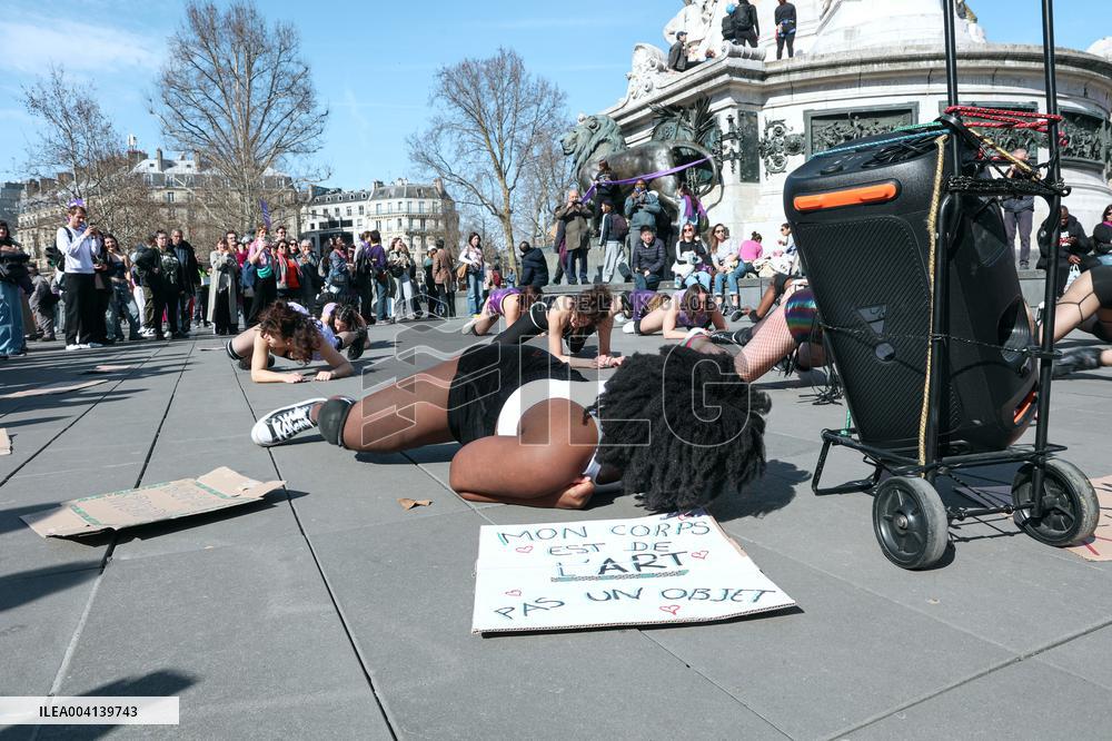International Women Rights Day Demonstration - Paris
