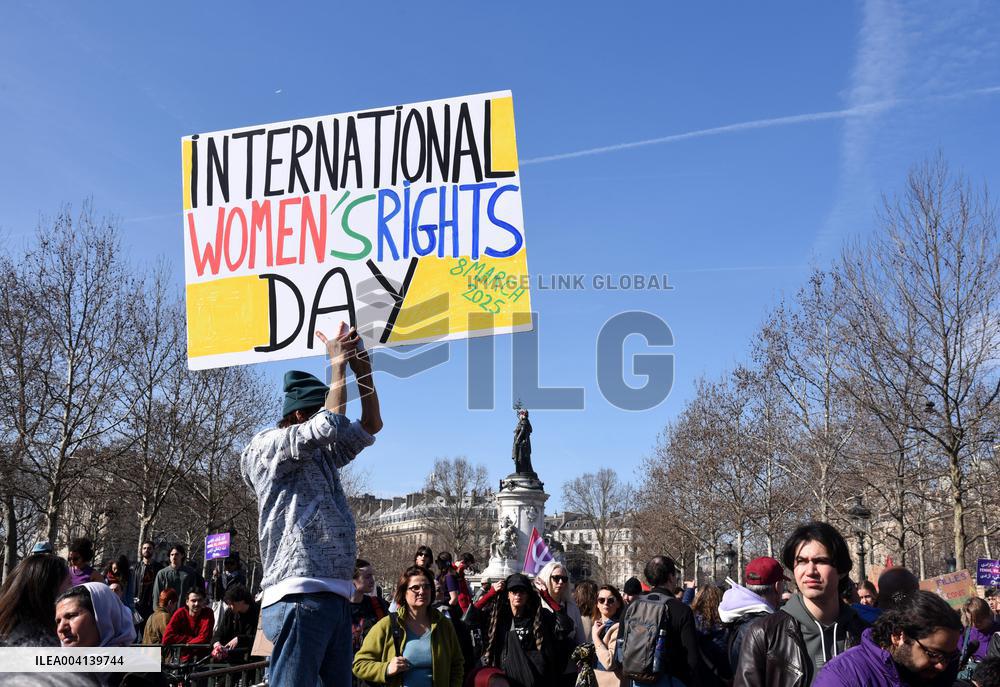 International Women Rights Day Demonstration - Paris