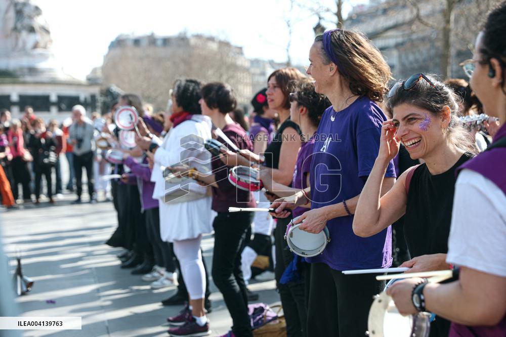 International Women Rights Day Demonstration - Paris