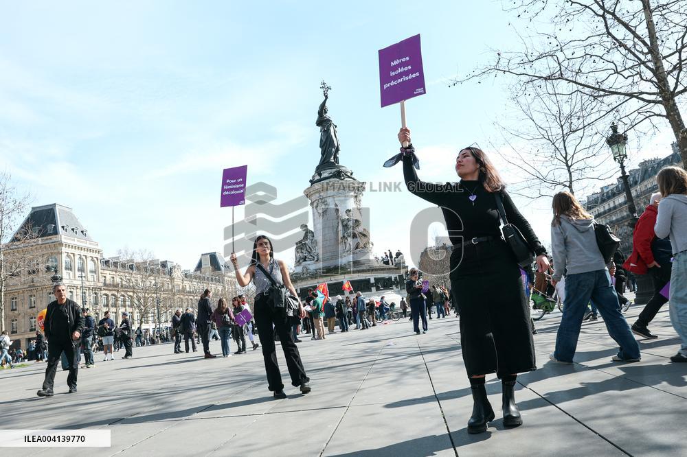 International Women Rights Day Demonstration - Paris