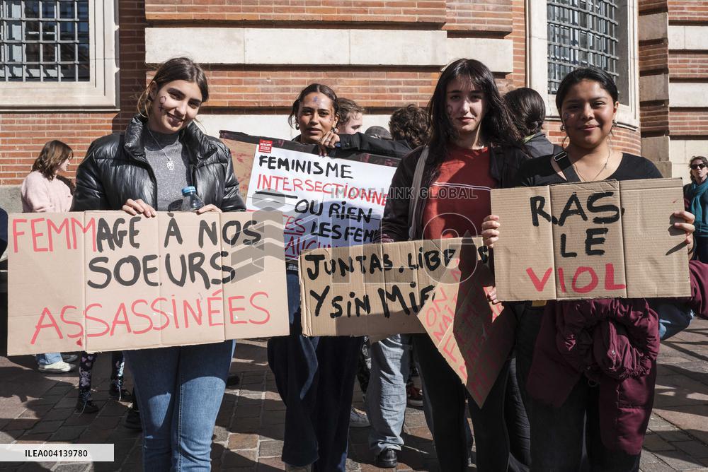 International Women Rights Day Demonstration - Toulouse