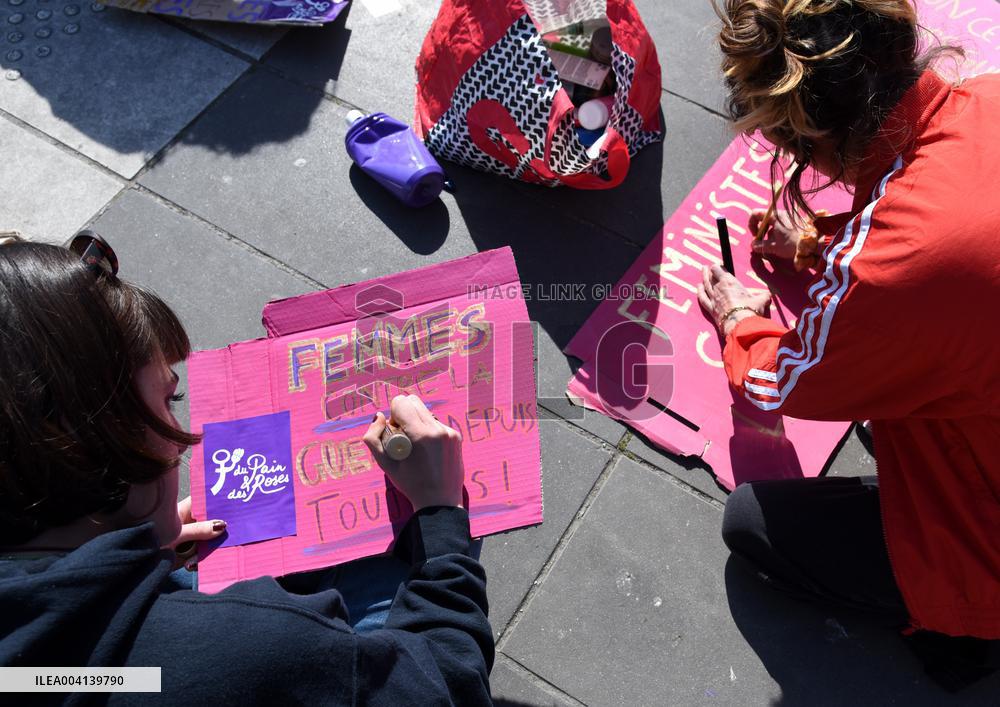 International Women Rights Day Demonstration - Paris