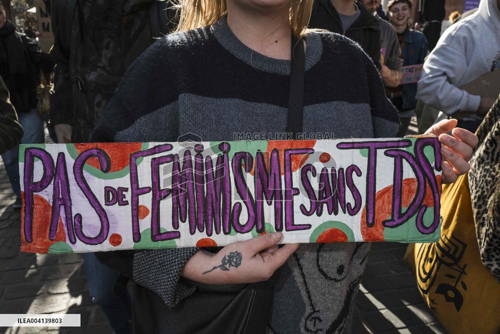 International Women Rights Day Demonstration - Toulouse