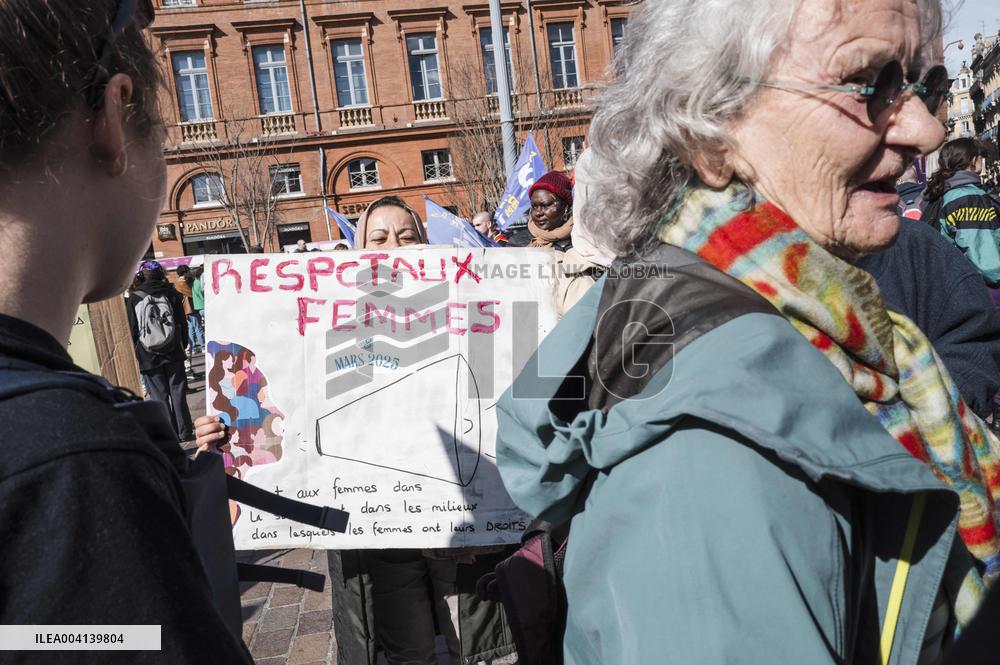 International Women Rights Day Demonstration - Toulouse