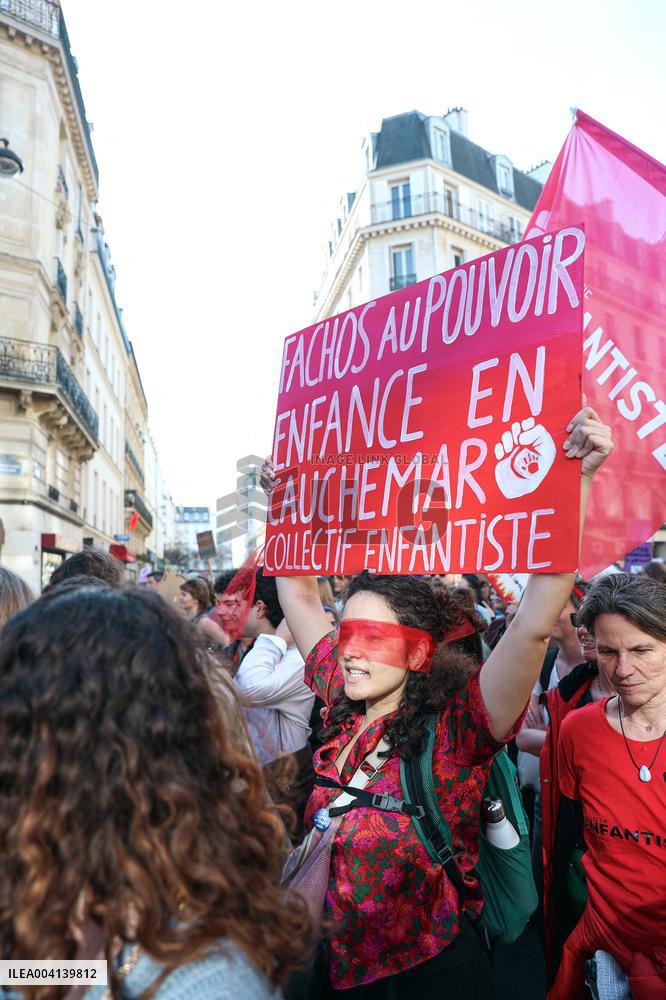 International Women Rights Day Demonstration - Paris