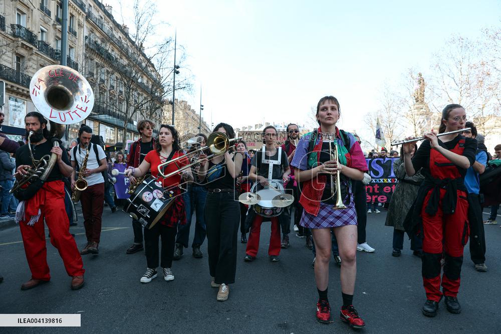 International Women Rights Day Demonstration - Paris