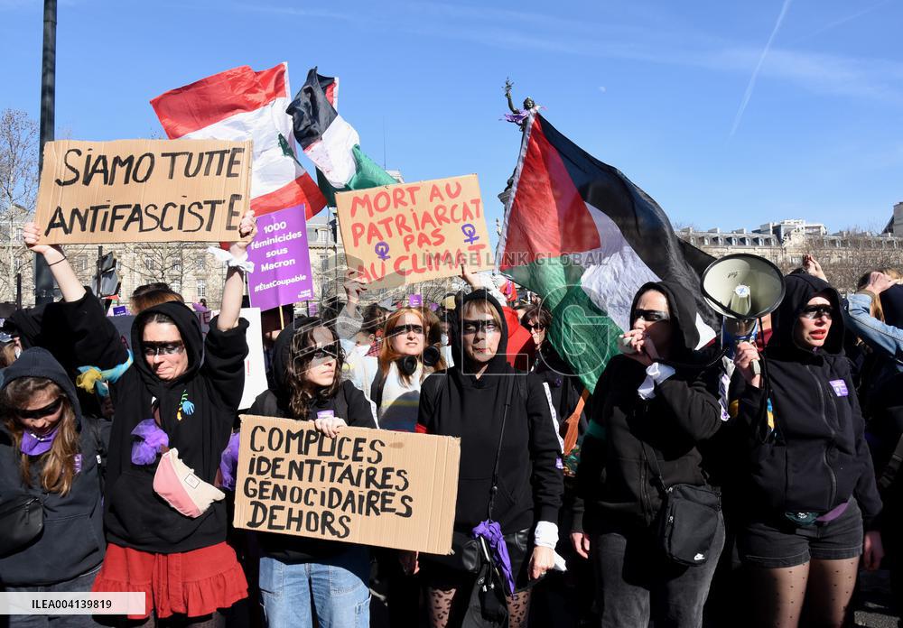 International Women Rights Day Demonstration - Paris