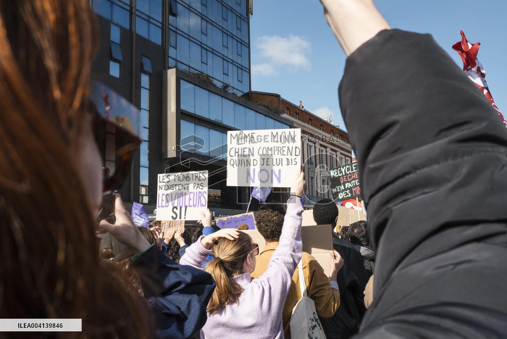 International Women Rights Day Demonstration - Toulouse