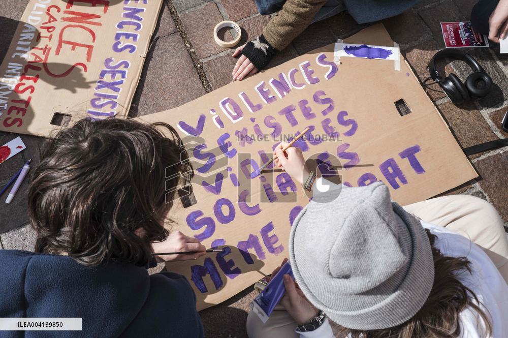 International Women Rights Day Demonstration - Toulouse