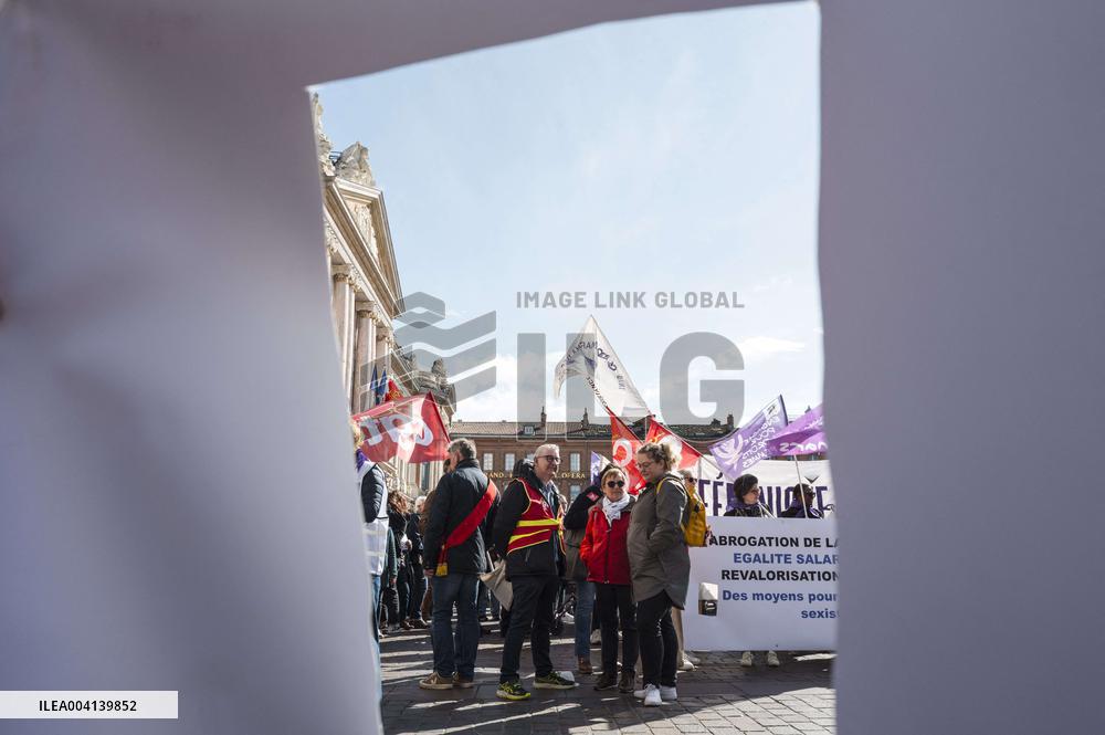 International Women Rights Day Demonstration - Toulouse