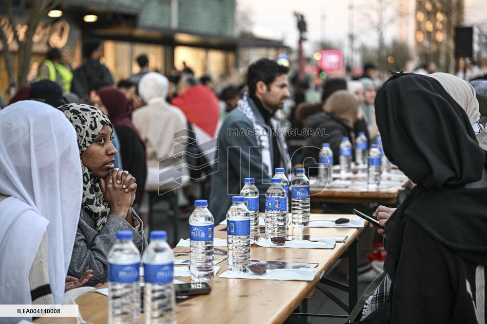 Street Iftar in the Netherlands