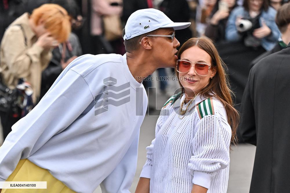 PFW Lacoste Outside Arrivals