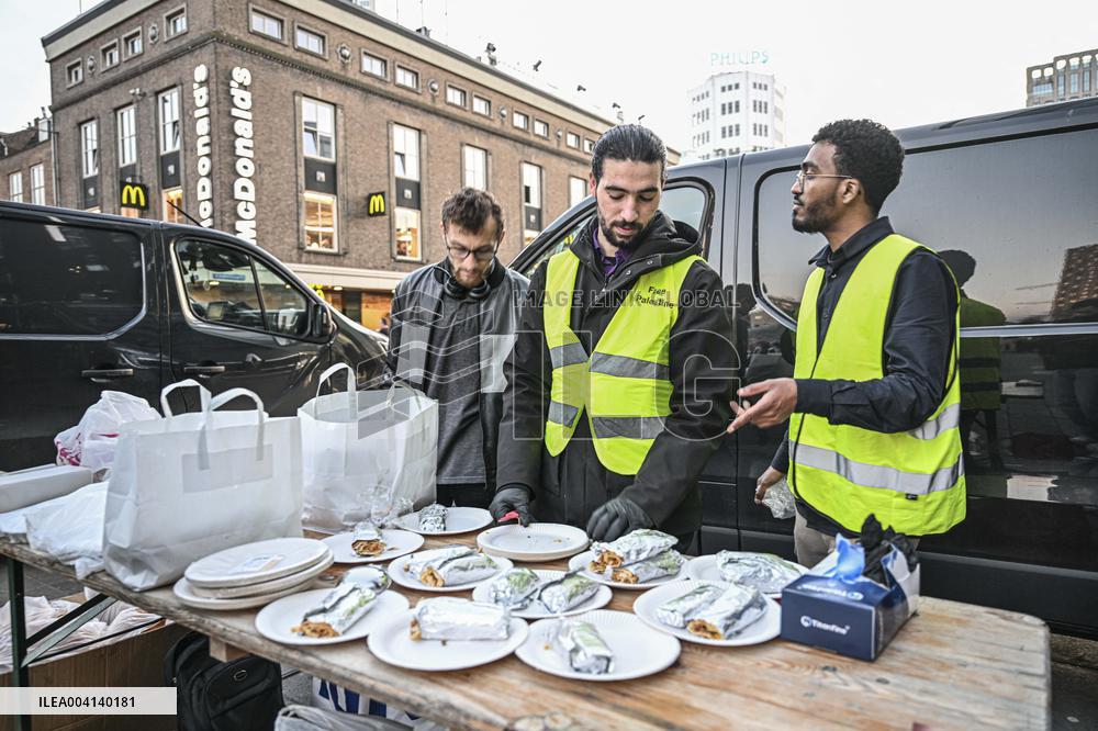 Street Iftar in the Netherlands