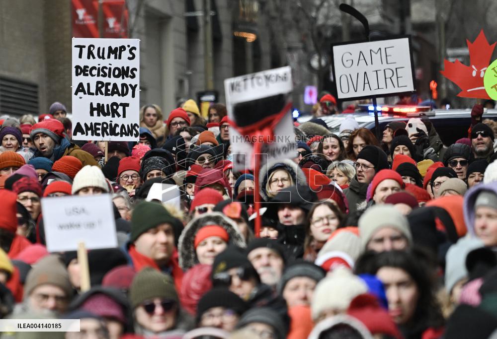 Together for Our Daughters Rally Outside US Consulate - Montreal