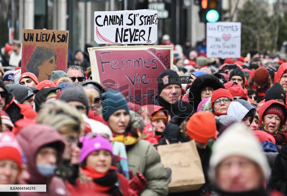 Together for Our Daughters Rally Outside US Consulate - Montreal