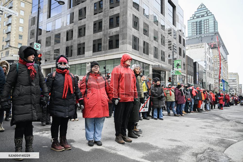 Together for Our Daughters Rally Outside US Consulate - Montreal