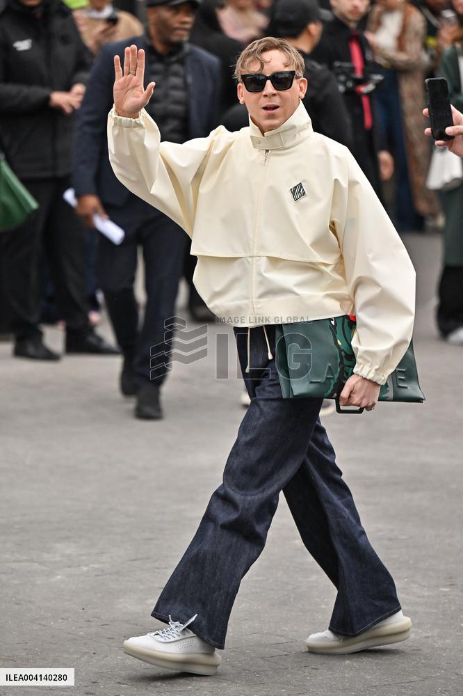 PFW Lacoste Outside Arrivals