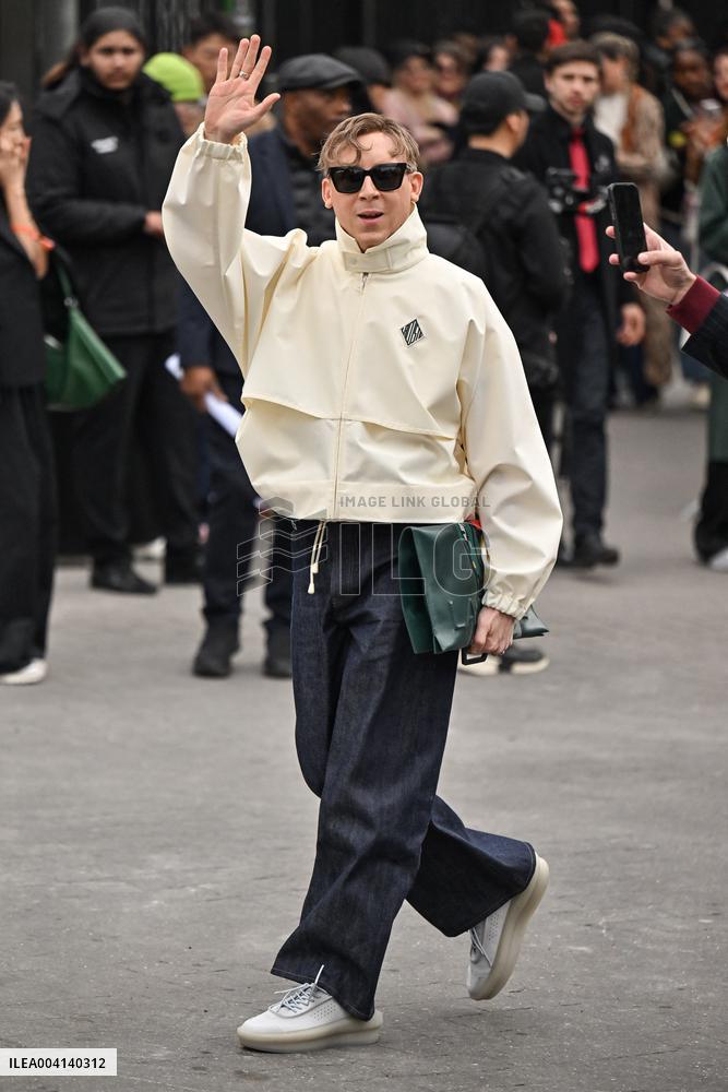 PFW Lacoste Outside Arrivals