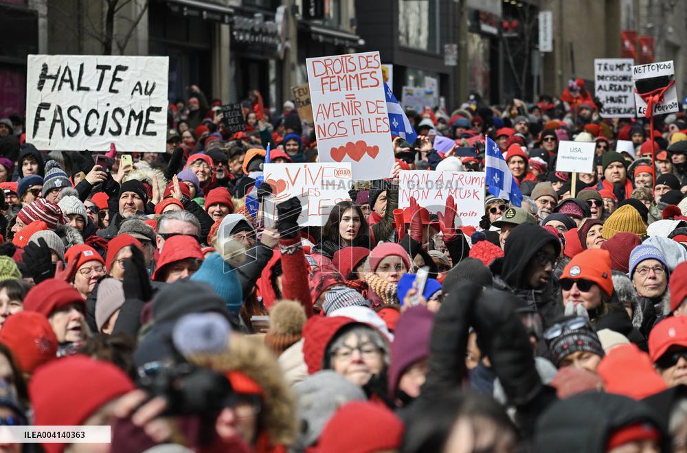 Together for Our Daughters Rally Outside US Consulate - Montreal