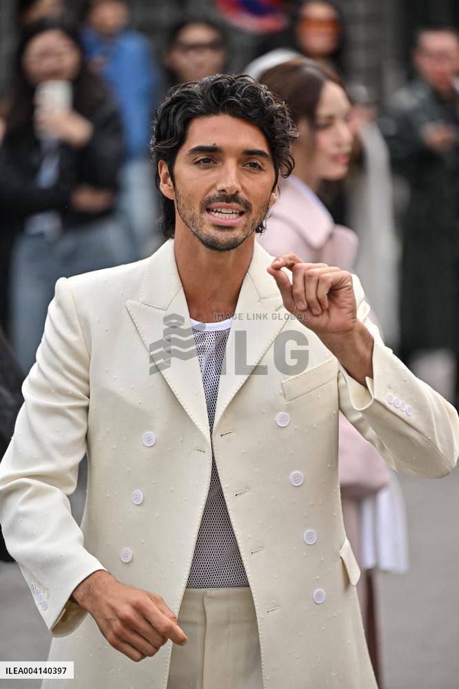 PFW Lacoste Outside Arrivals