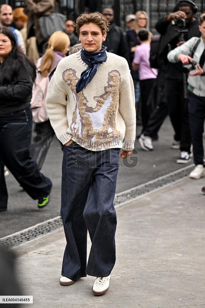 PFW Lacoste Outside Arrivals