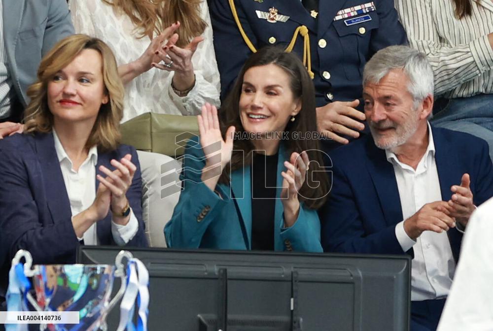 Queen Letizia At The Queen's Cup Water Polo Final - Palma