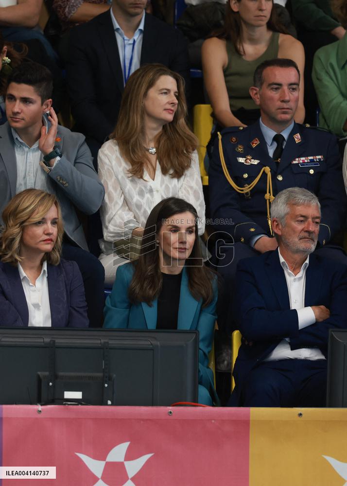 Queen Letizia At The Queen's Cup Water Polo Final - Palma