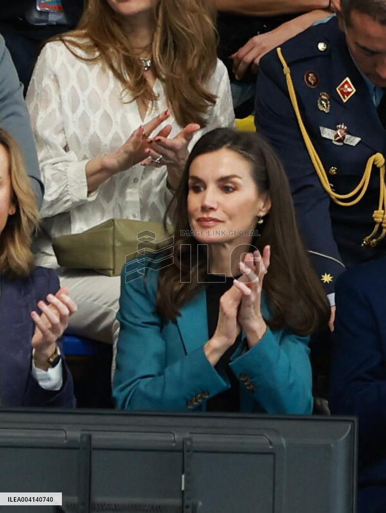 Queen Letizia At The Queen's Cup Water Polo Final - Palma