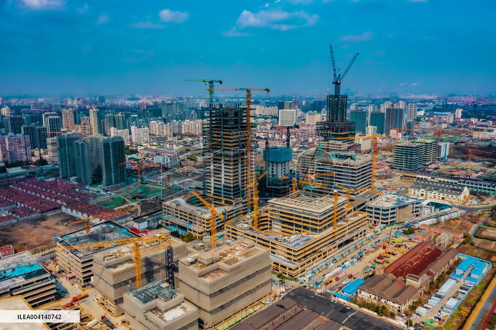 Huangpu River in Shanghai