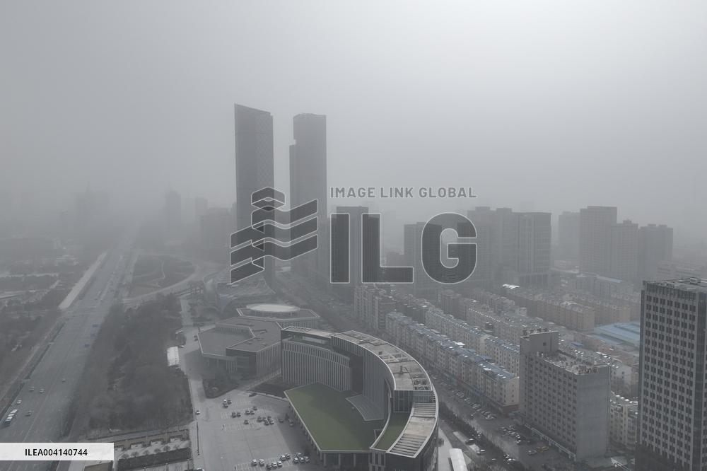 Sand and Dust Weather Hit Yinchuan