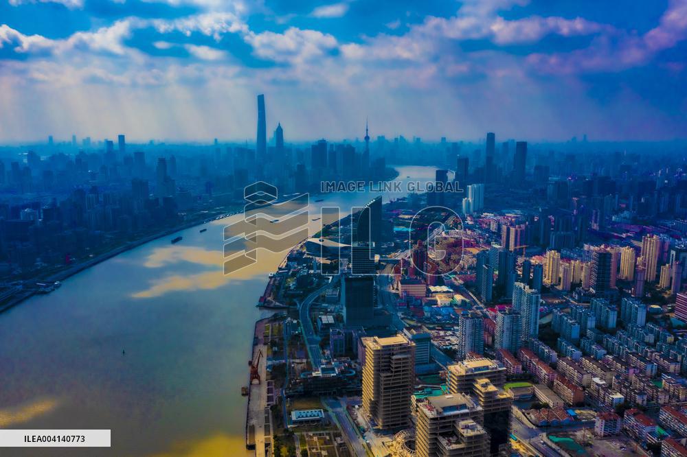 Huangpu River in Shanghai