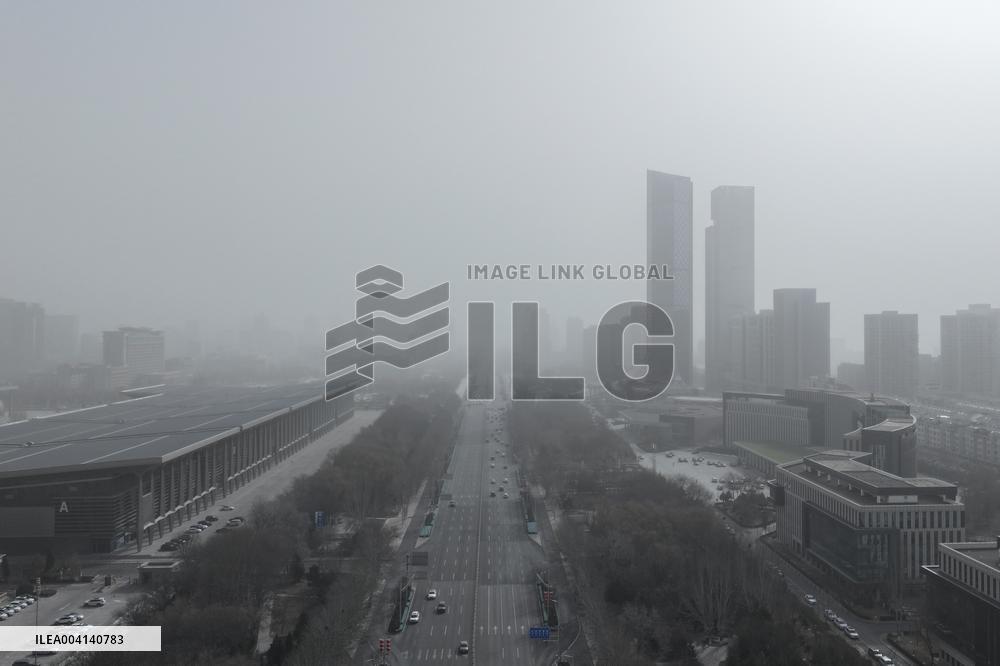 Sand and Dust Weather Hit Yinchuan