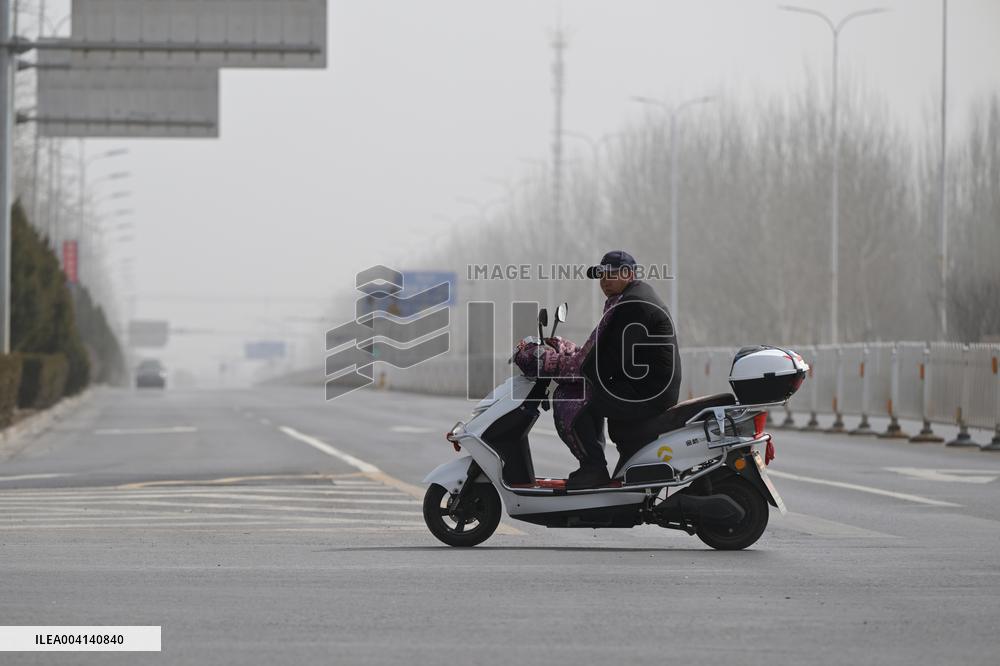 Sand and Dust Weather Hit Yinchuan