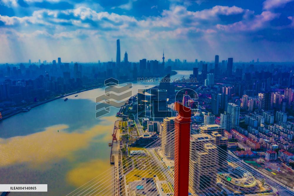 Huangpu River in Shanghai